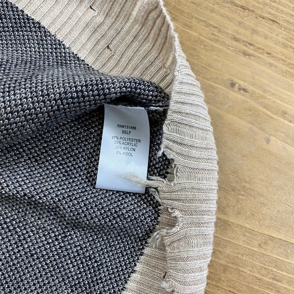 Fate Wool Blend Hoodie Sweater Liza Leopard Distressed Pull Over‎ - Picture 5 of 10